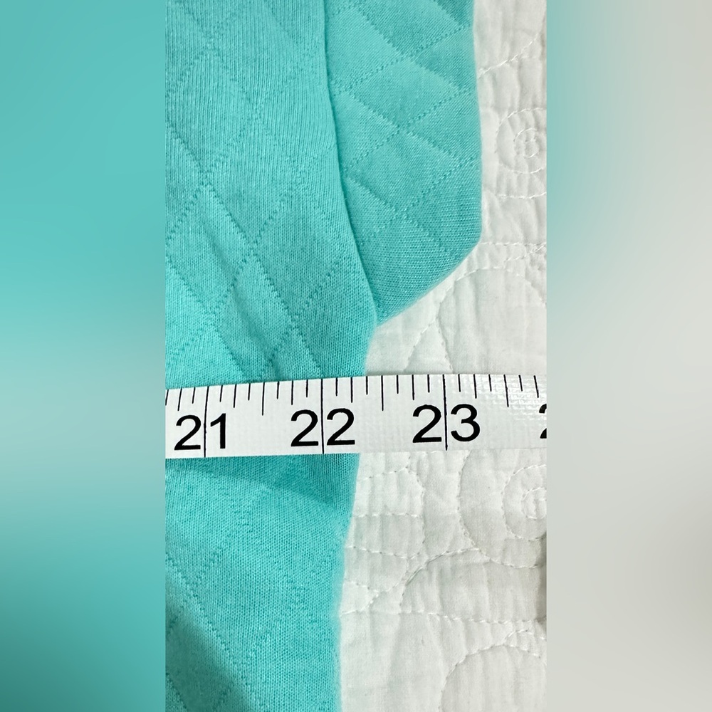 NEW never worn Lovely melody SZ XL Turquoise Quilted Women's Hoodie pant set - Picture 7 of 16